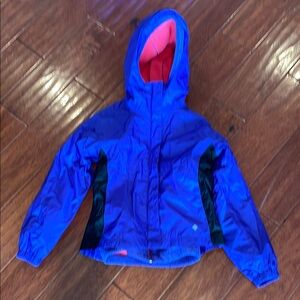 Kids Blue and Pink Hooded Jacket